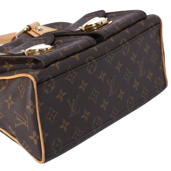 Louis Vuitton Manhattan PM Monogram Handbag M40026 Monogram Canvas - Picture 9 of 10